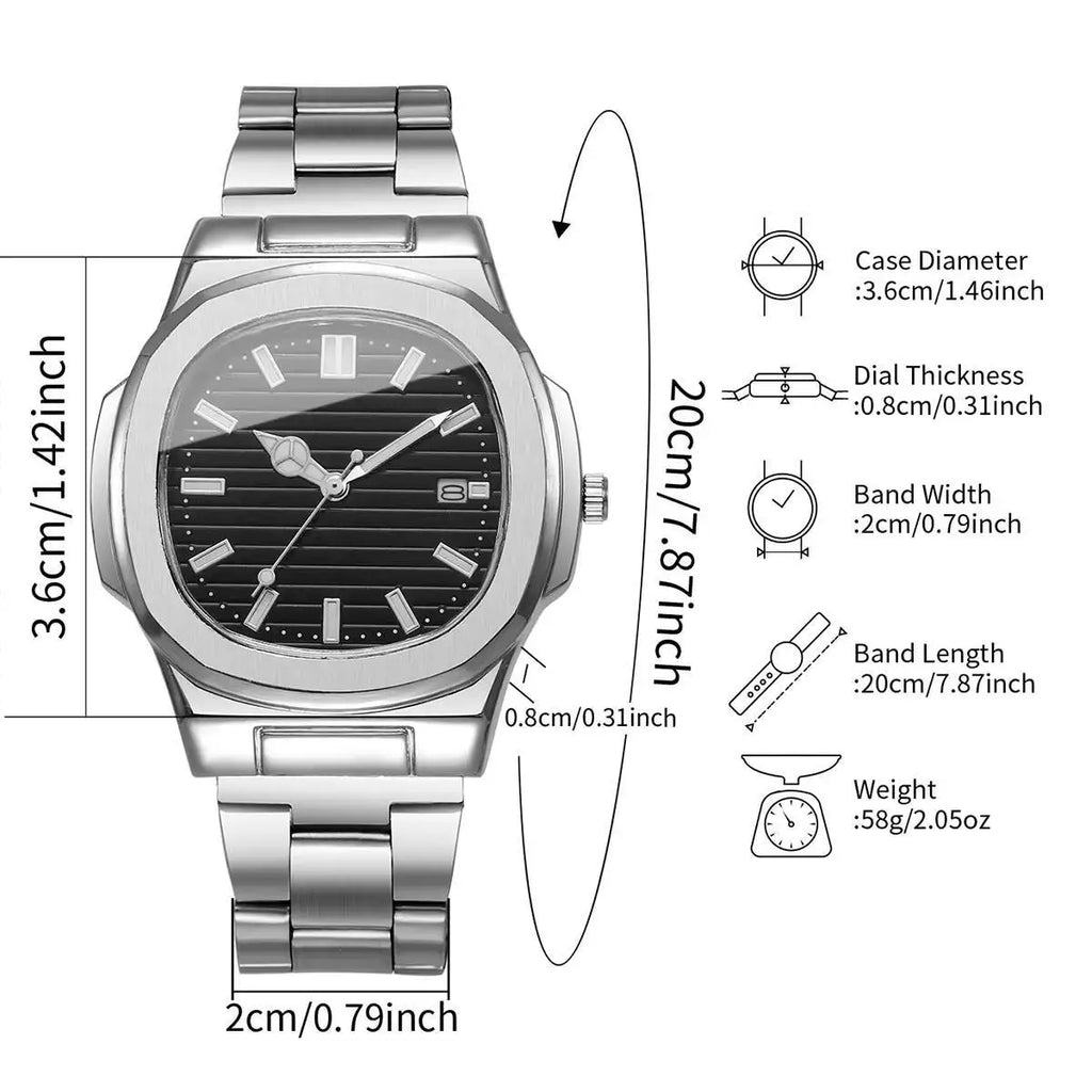 Luxury Square Quartz Watch