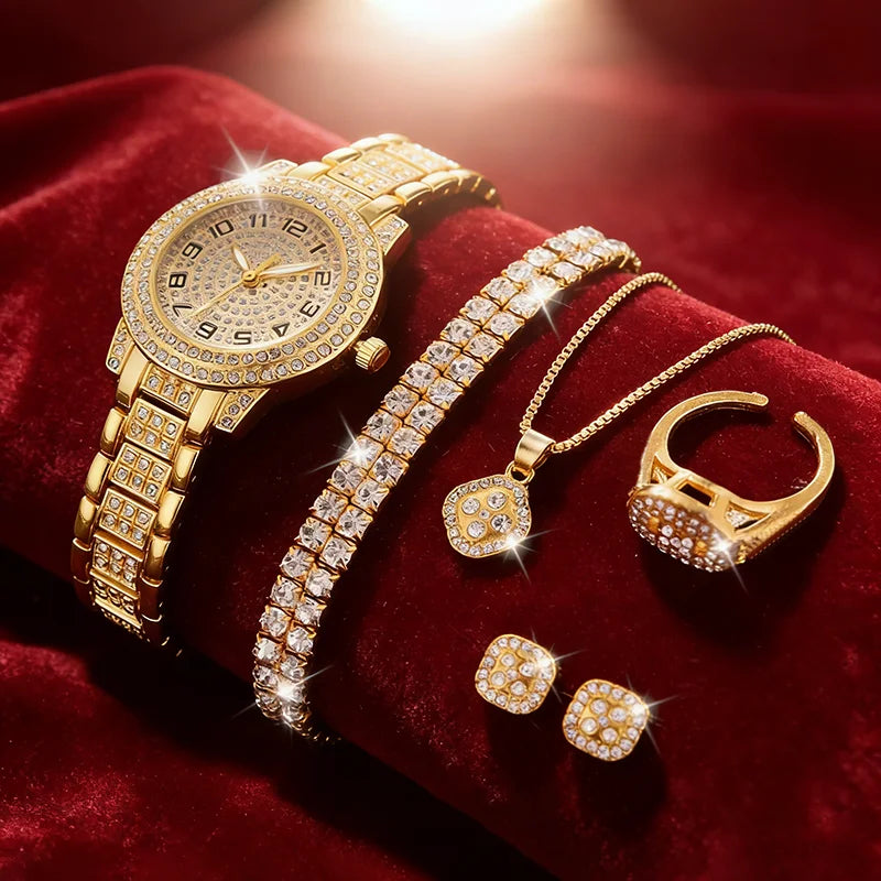 Luxury Gold Watch Set