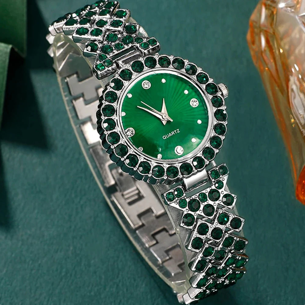 Heart Watch & Jewelry Set