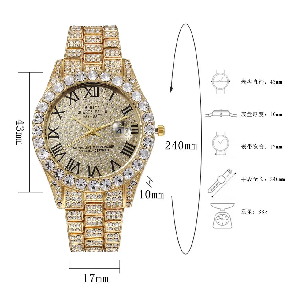 Premium Gold Quartz Watch