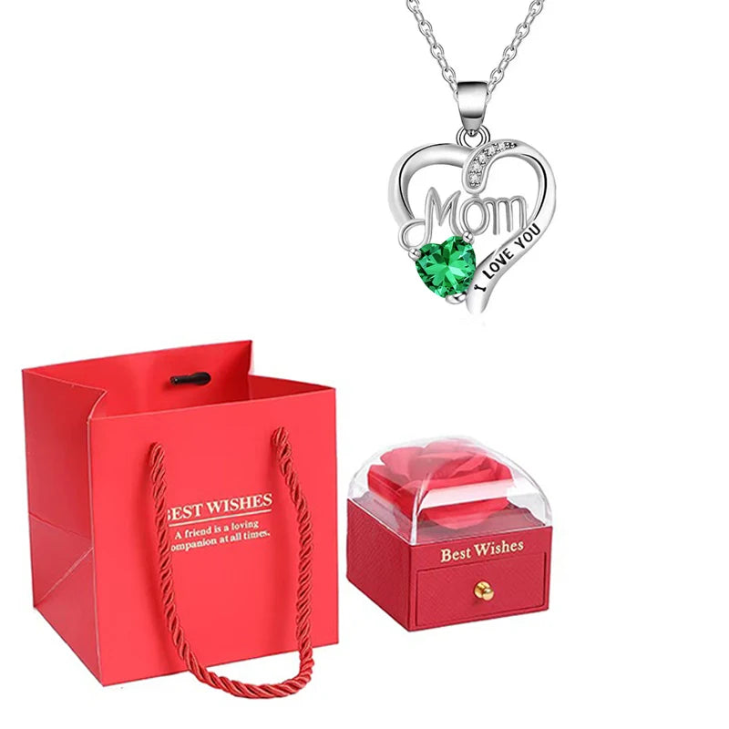 Birthstone Heart Pendant