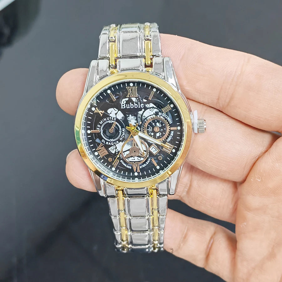 Luxury Roman Skeleton Watch