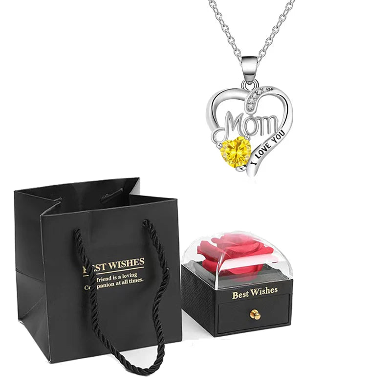 Birthstone Heart Pendant