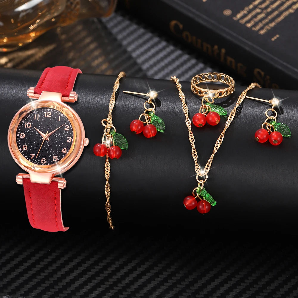 Cherry Watch Gift Set