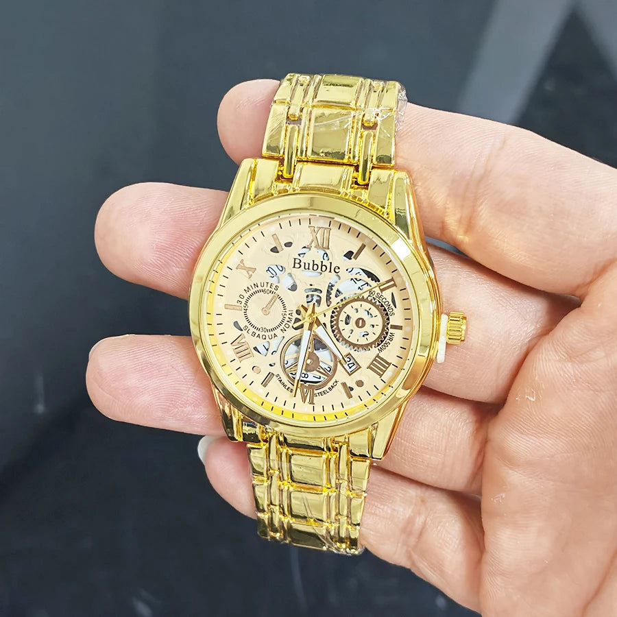 Luxury Roman Skeleton Watch