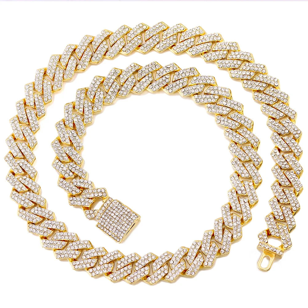 14mm Iced Cuban Chain