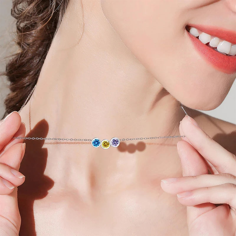 Maternal Bond Birthstone Pendant