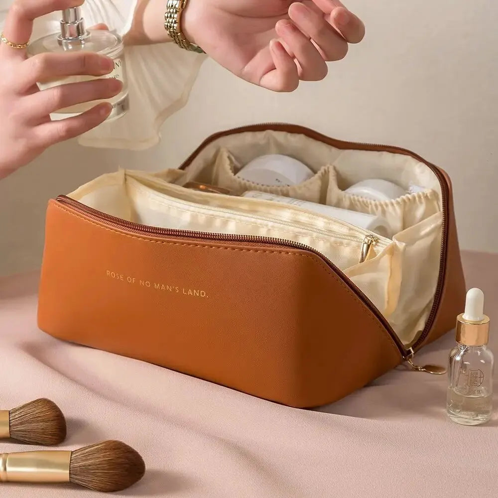 Travel Makeup Bag – Luxury Cosmetic Organizer