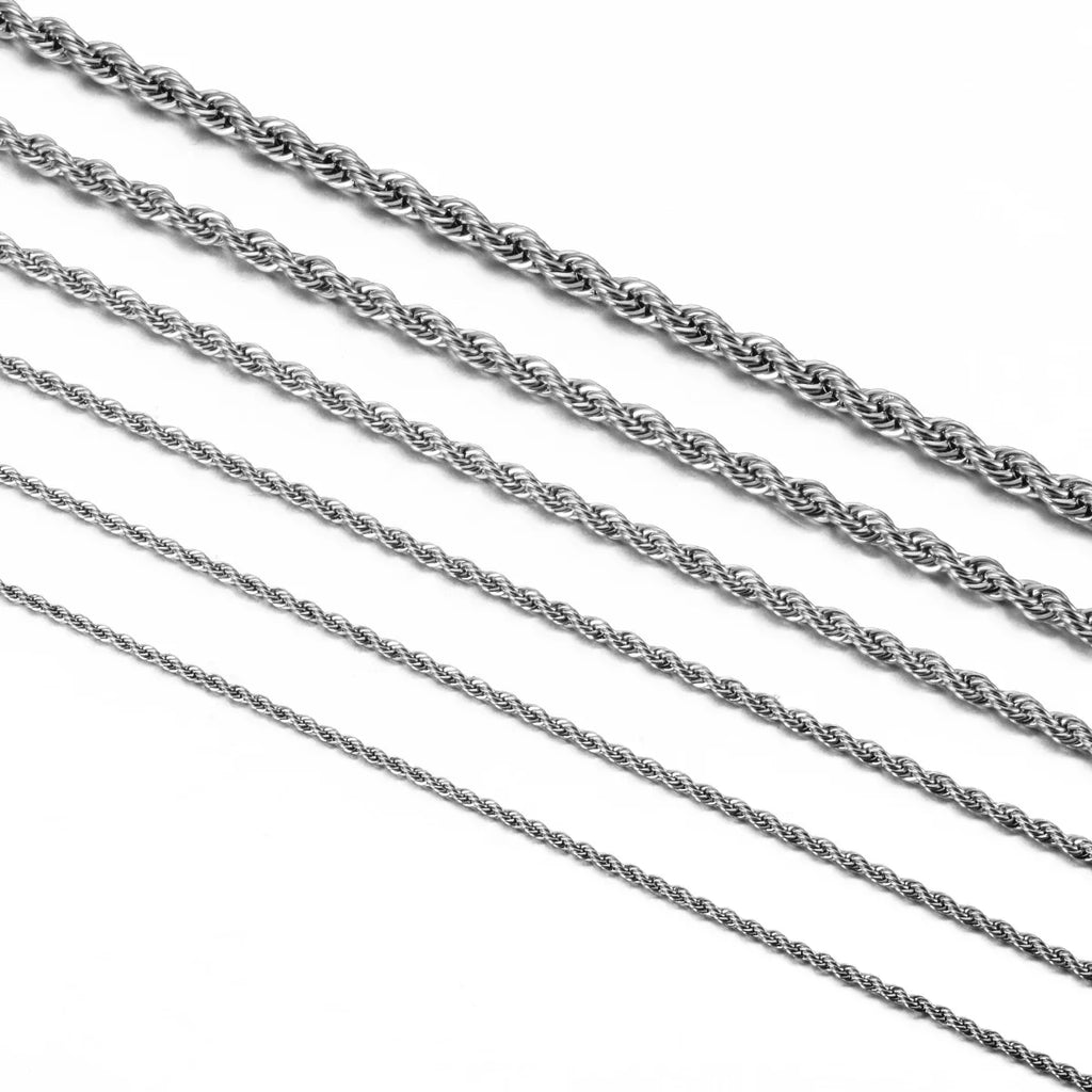925 Sterling Silver Rope Chain