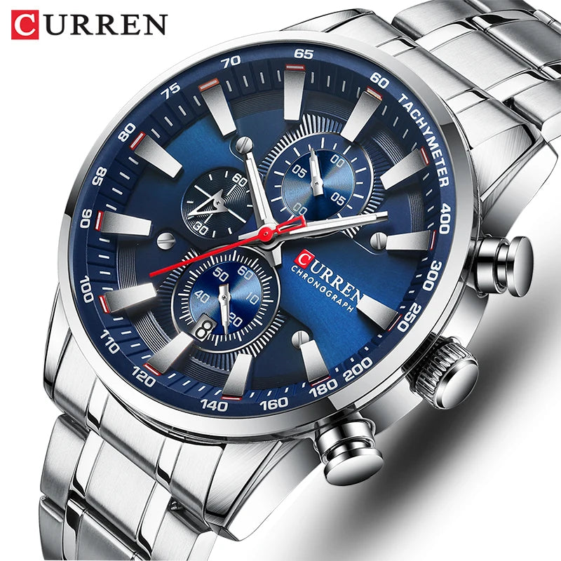 CURREN Luxury Chronograph Watc