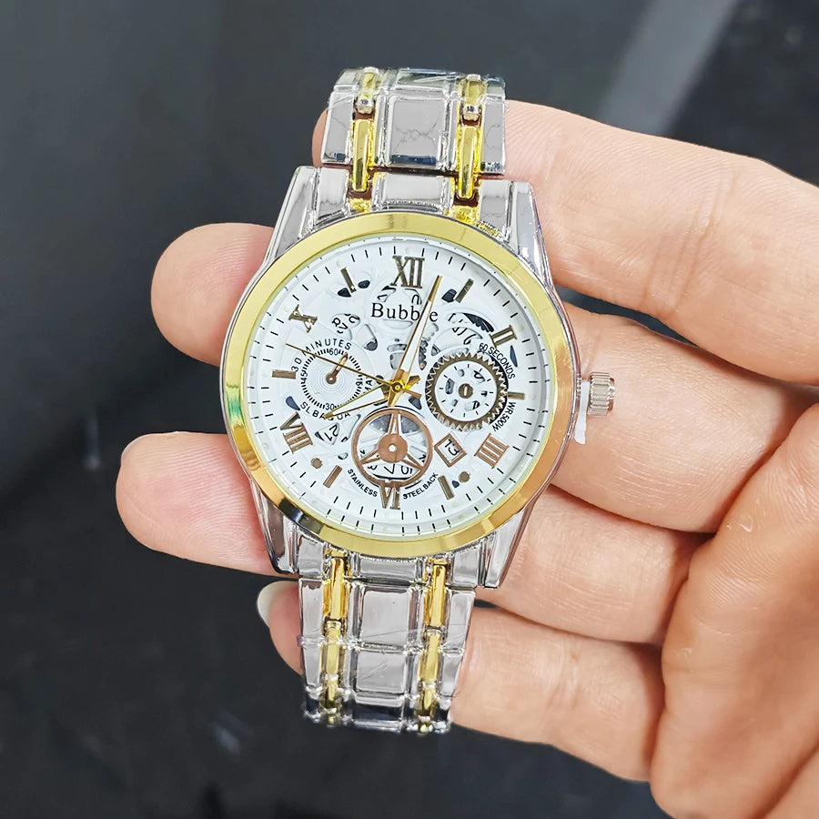 Luxury Roman Skeleton Watch