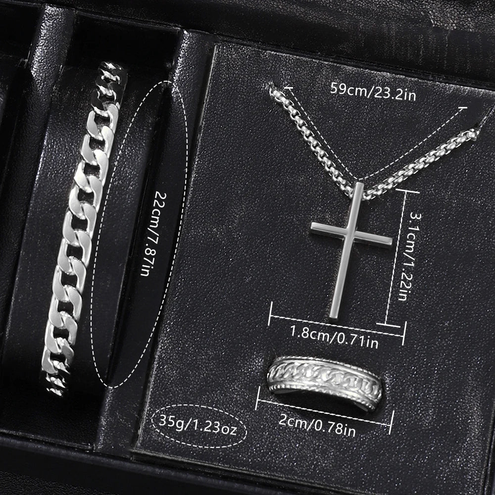 4-Piece Watch & Jewelry Set