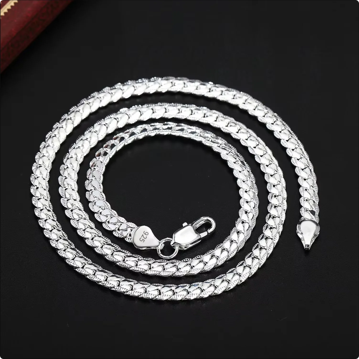 18K Gold Sideways Chain