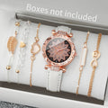 6-Piece Heart Dial Watch Set.