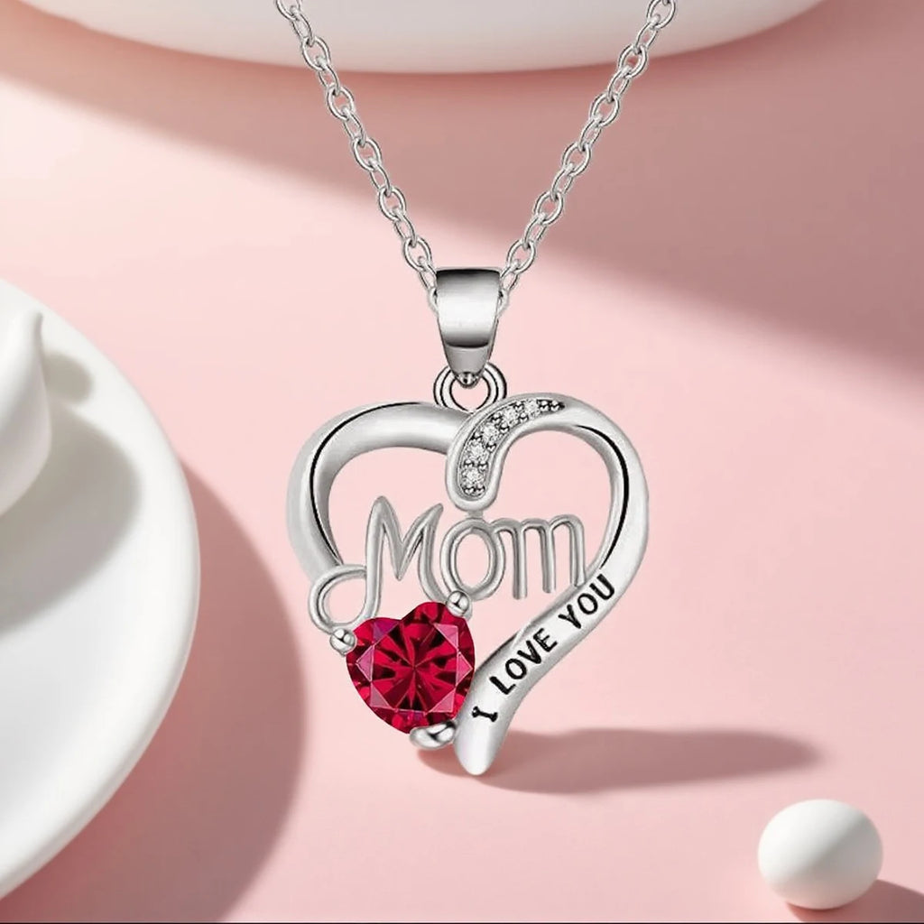 Birthstone Heart Pendant