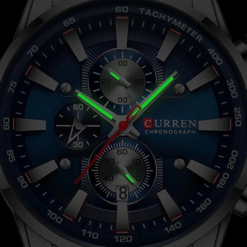 CURREN Luxury Chronograph Watc