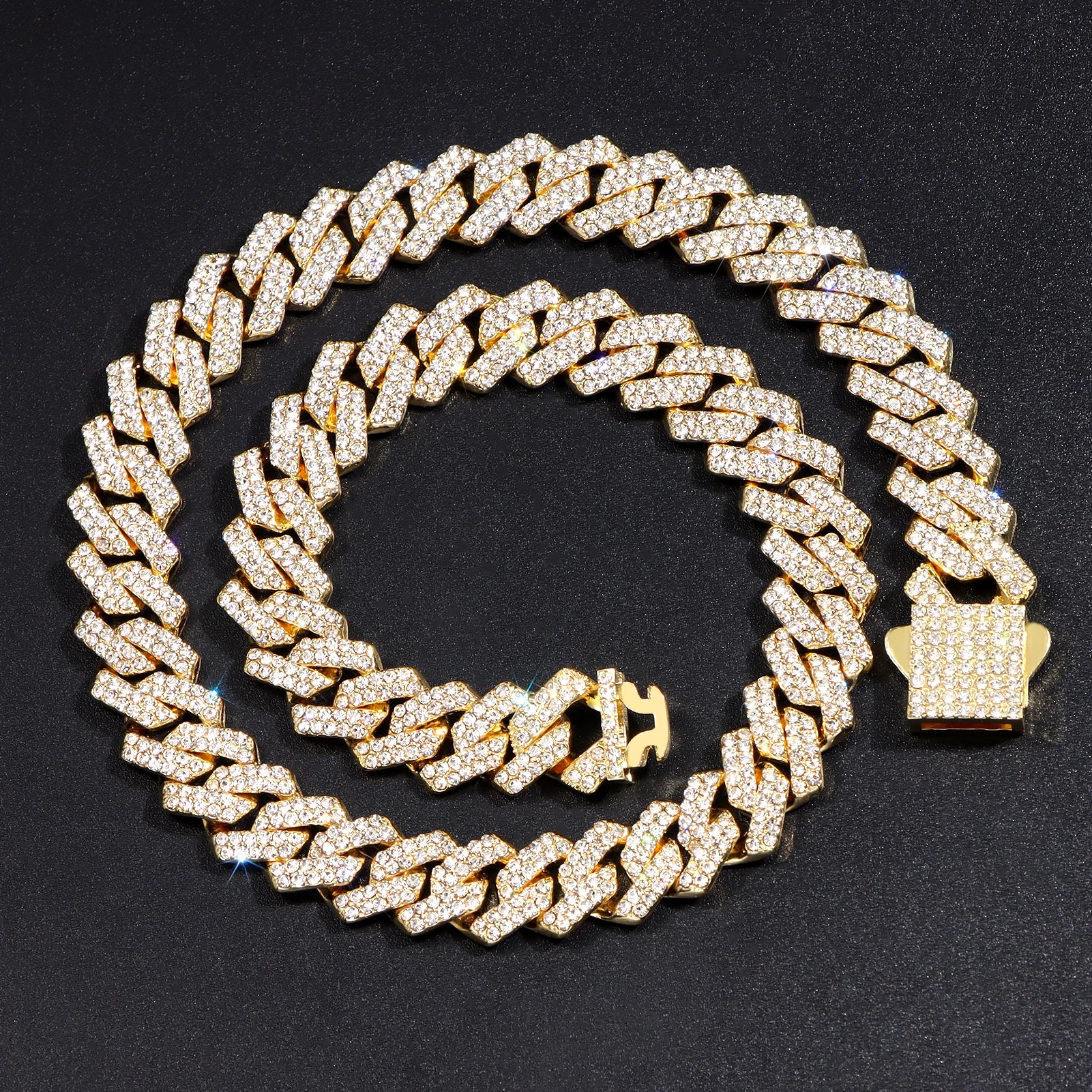 14mm Iced Cuban Link Chain