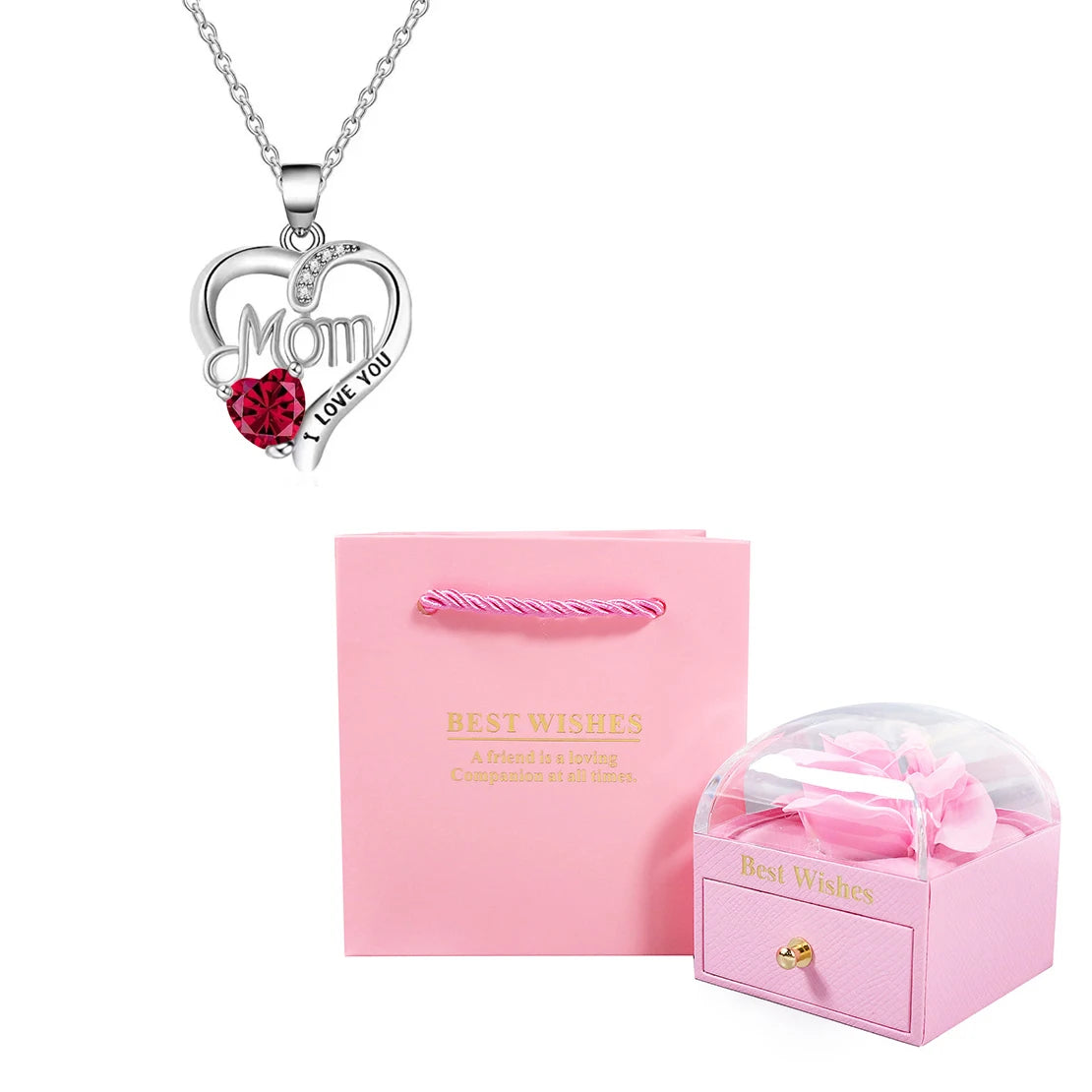 Birthstone Heart Pendant