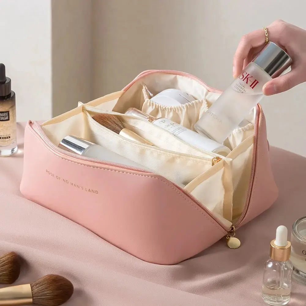 Travel Makeup Bag – Luxury Cosmetic Organizer