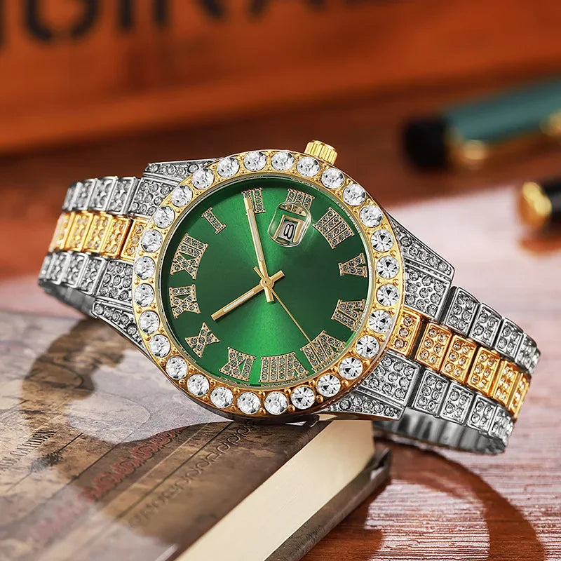 Luxury Gold Quartz Watch