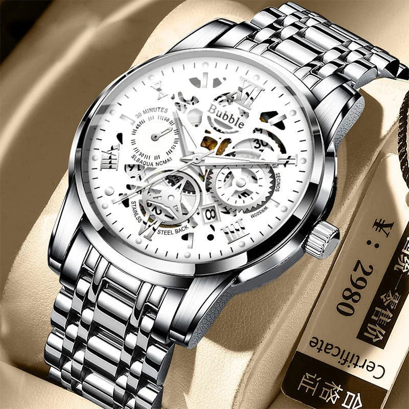 Luxury Roman Skeleton Watch
