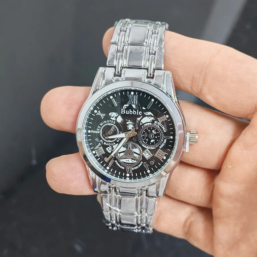 Luxury Roman Skeleton Watch