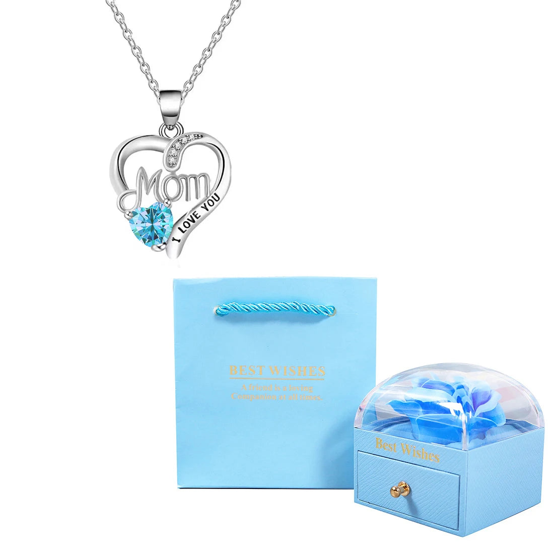 Birthstone Heart Pendant