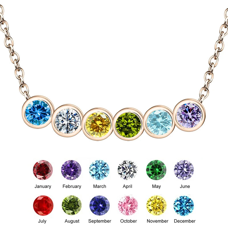 Maternal Bond Birthstone Pendant