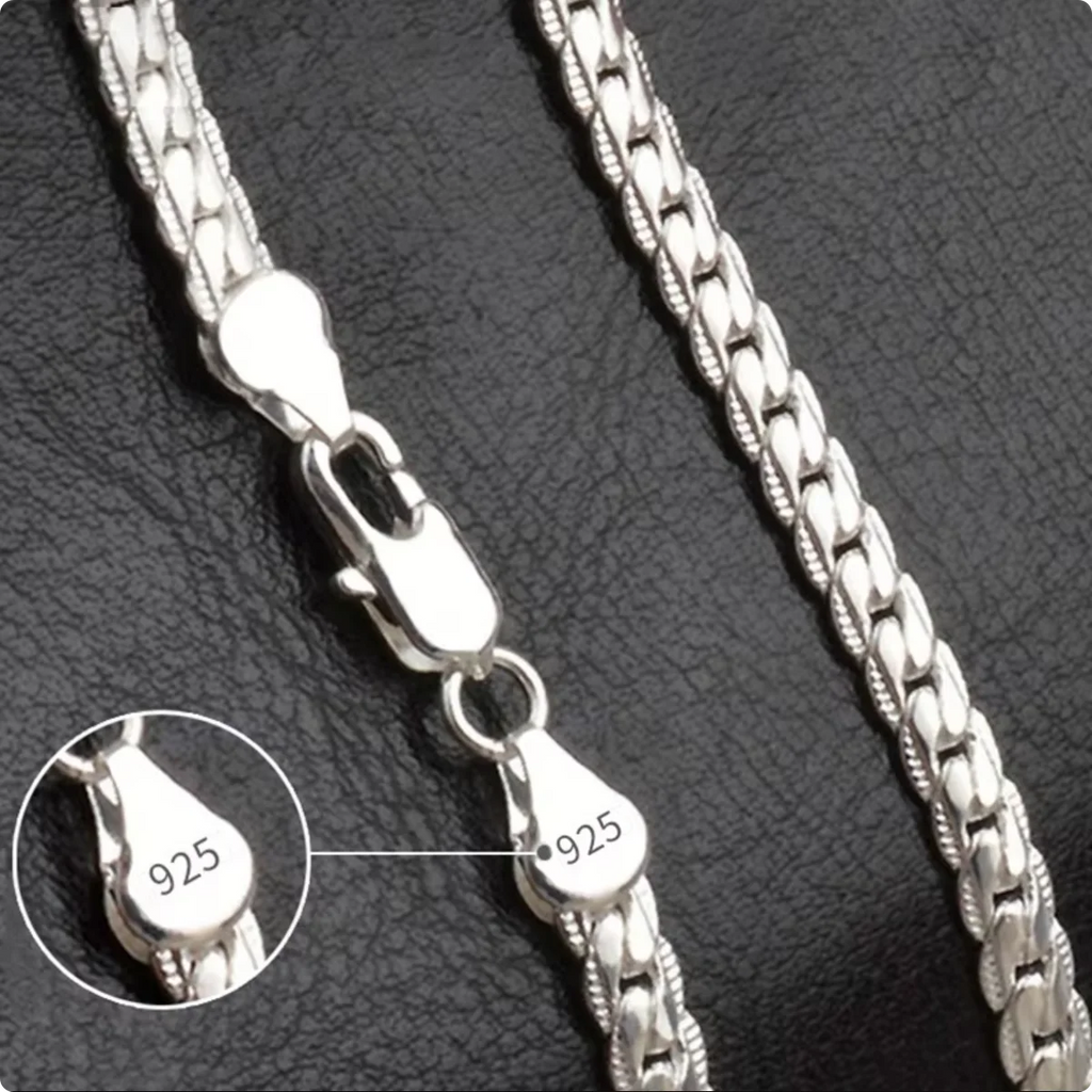 18K Gold Sideways Chain