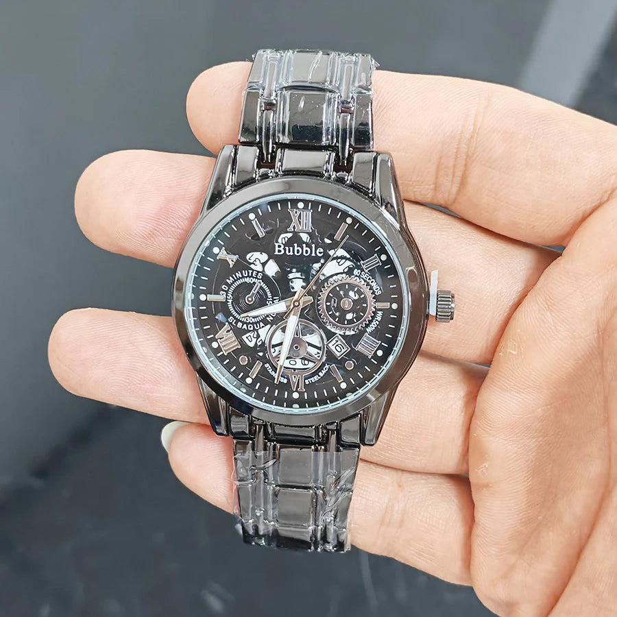 Luxury Roman Skeleton Watch