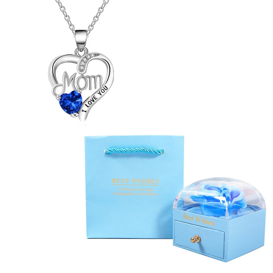 Birthstone Heart Pendant