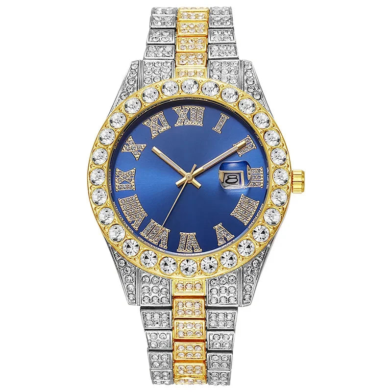 Luxury Gold Quartz Watch