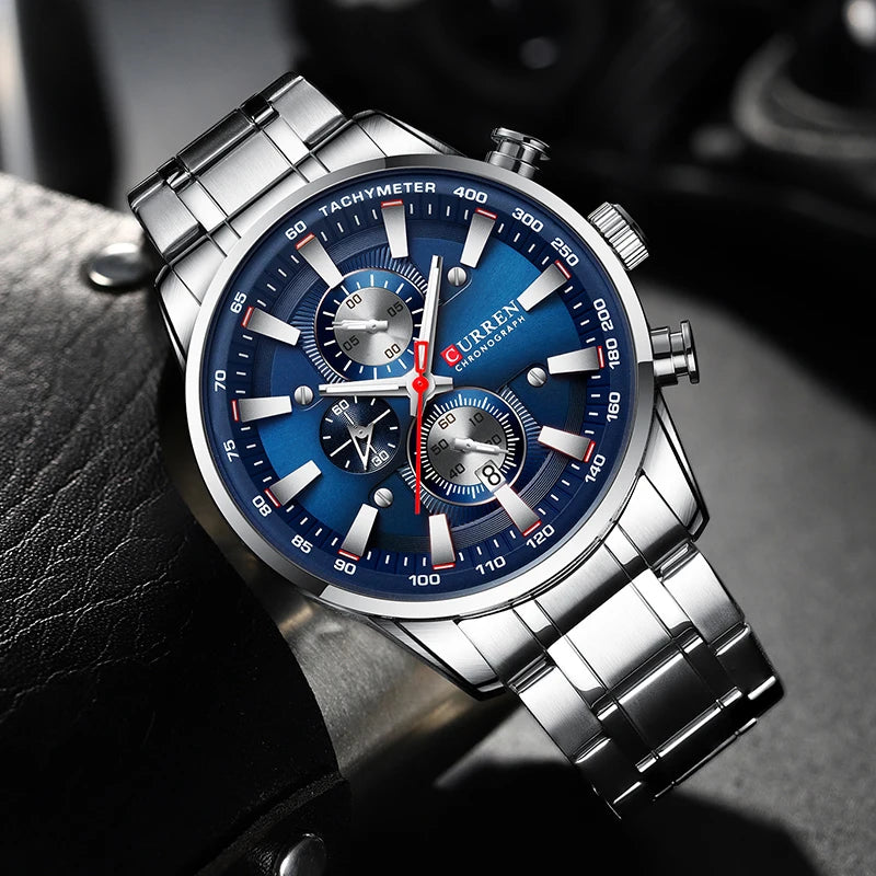 CURREN Luxury Chronograph Watc