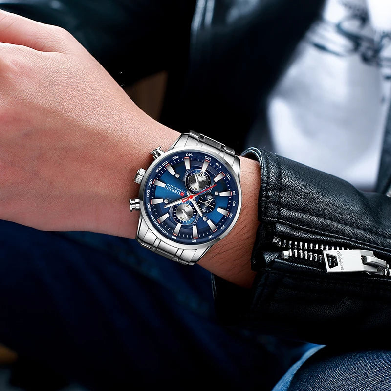 CURREN Luxury Chronograph Watc