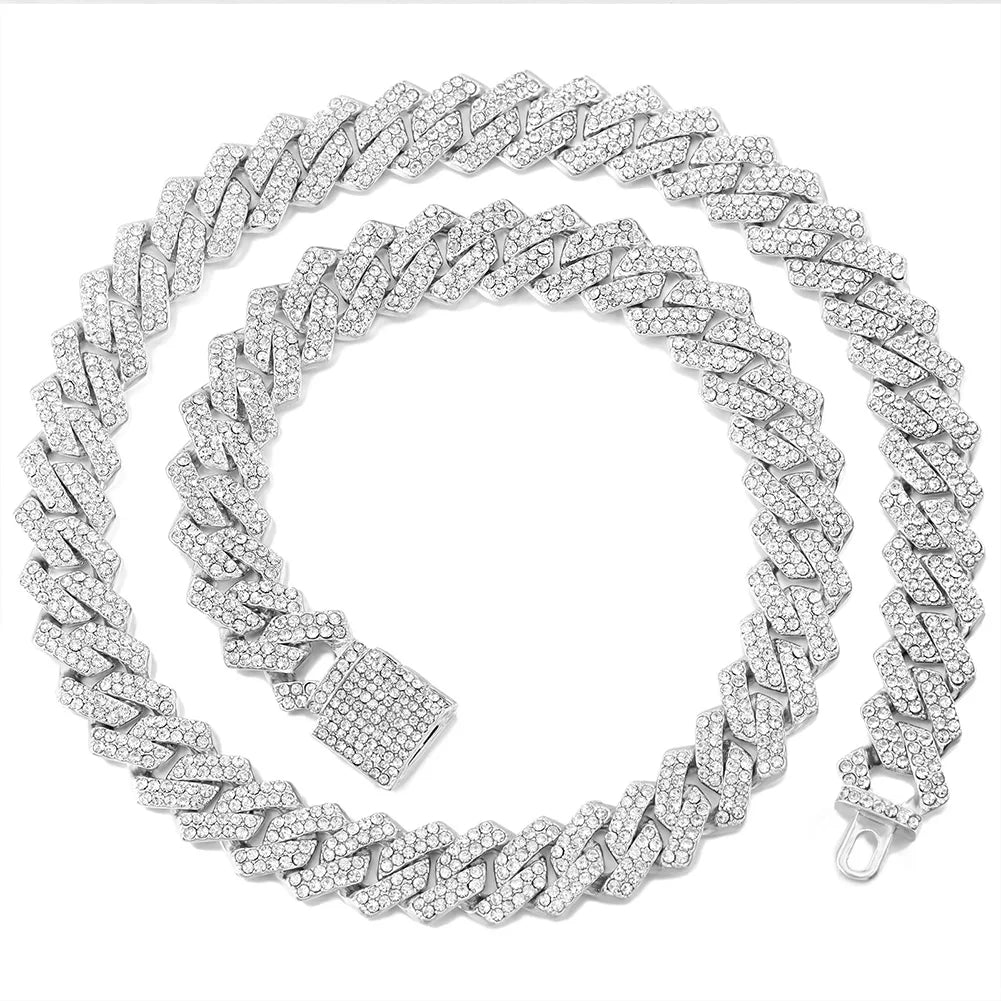 14mm Iced Cuban Chain