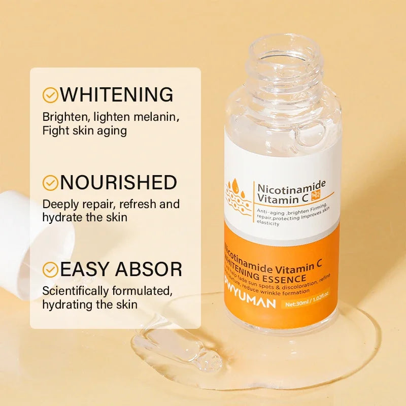 Powerful Dark Spots Remover Whitening Serum Face Freckle Melanin Correcting Anti Pigmentation Brighten Skin Beauty Care Products
