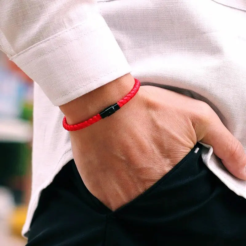 Magnetic Red Keel Prosperity Bracelet
