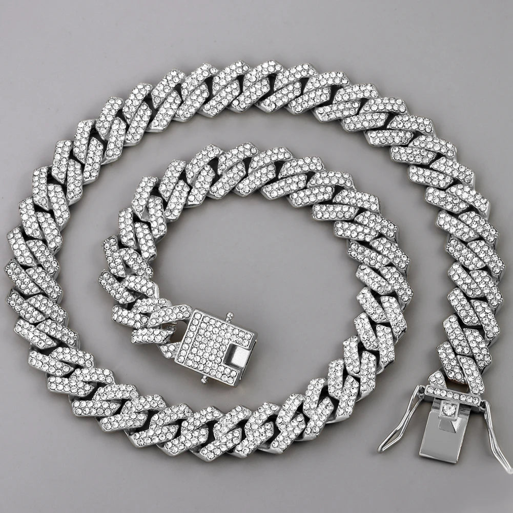 14mm Iced Cuban Link Chain