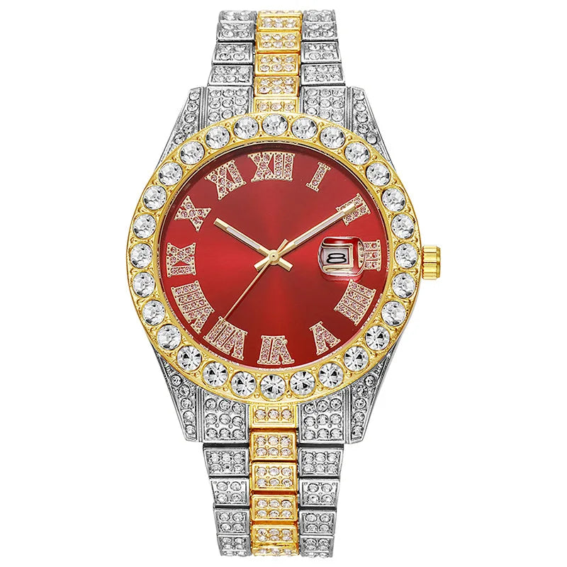 Luxury Gold Quartz Watch