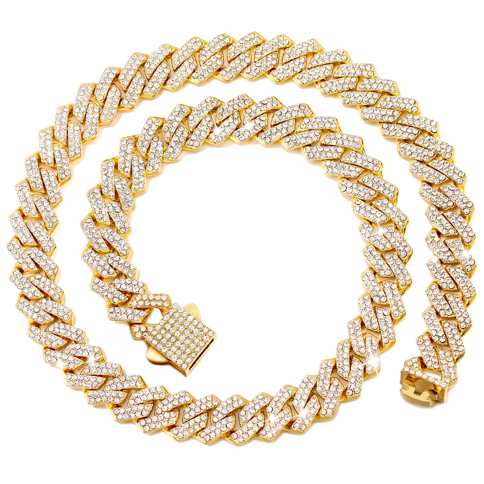 14mm Iced Cuban Chain