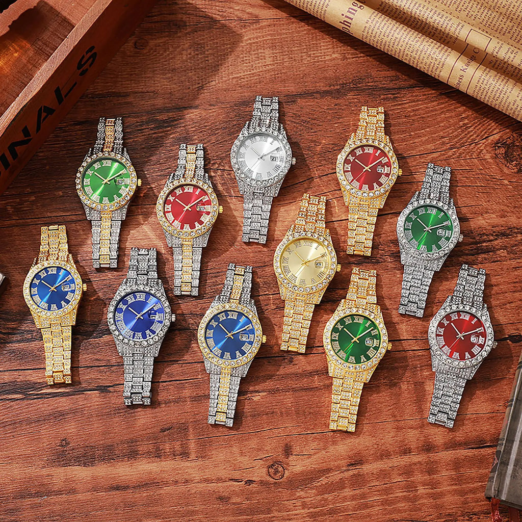 Luxury Gold Quartz Watch