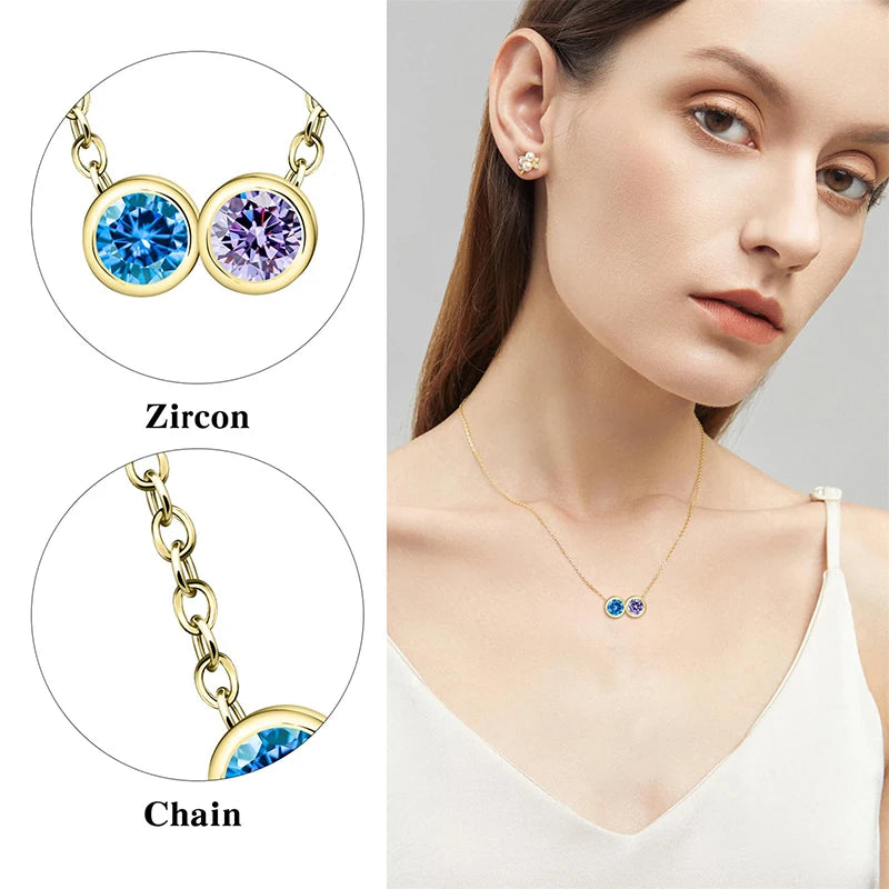 Maternal Bond Birthstone Pendant