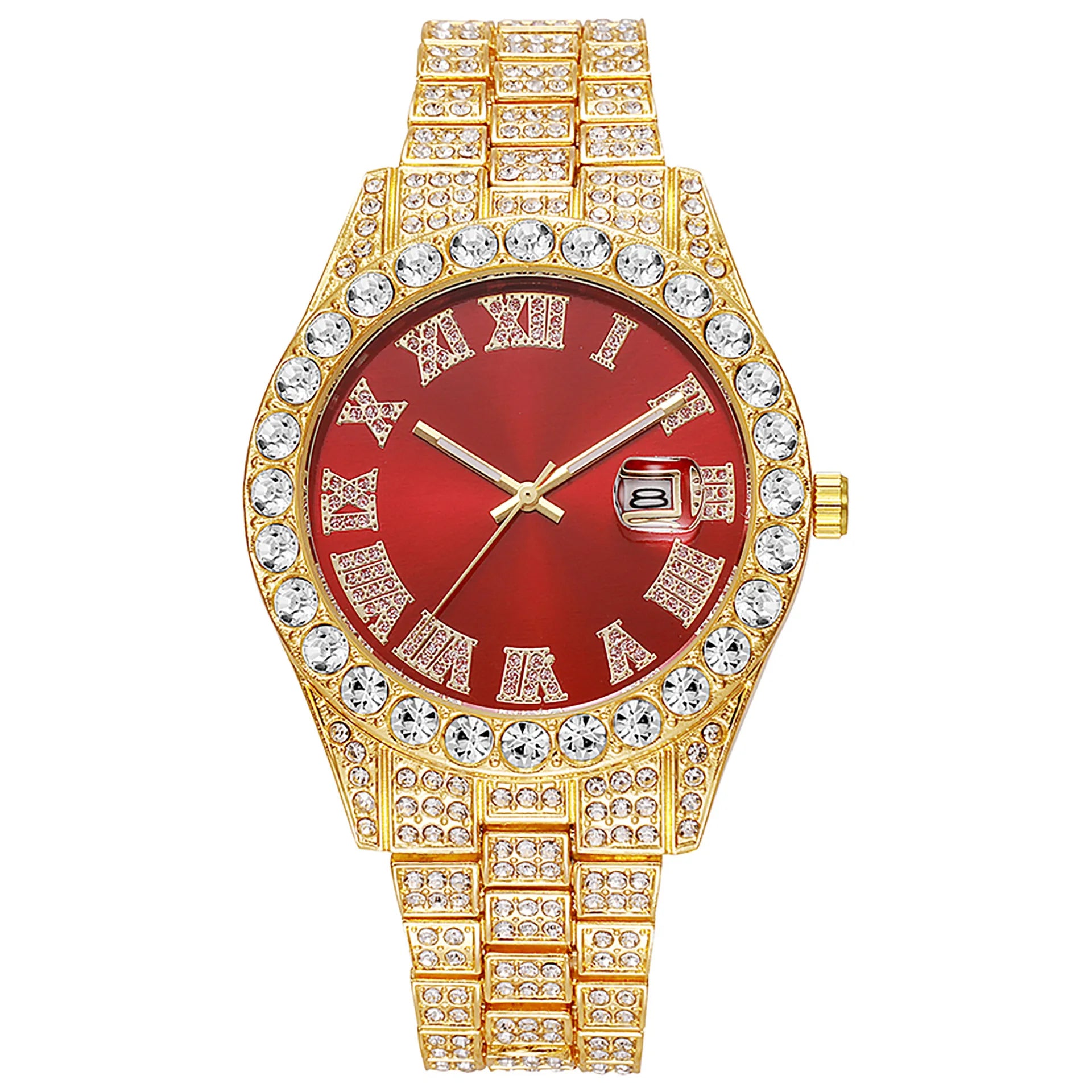 Luxury Gold Quartz Watch