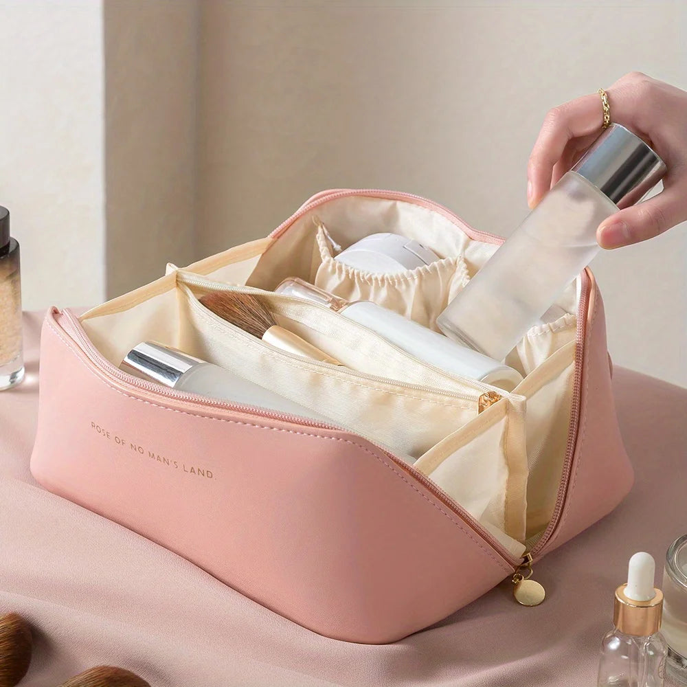 Travel Makeup Bag – Luxury Cosmetic Organizer