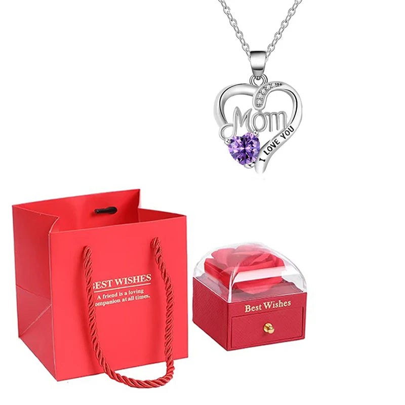 Birthstone Heart Pendant