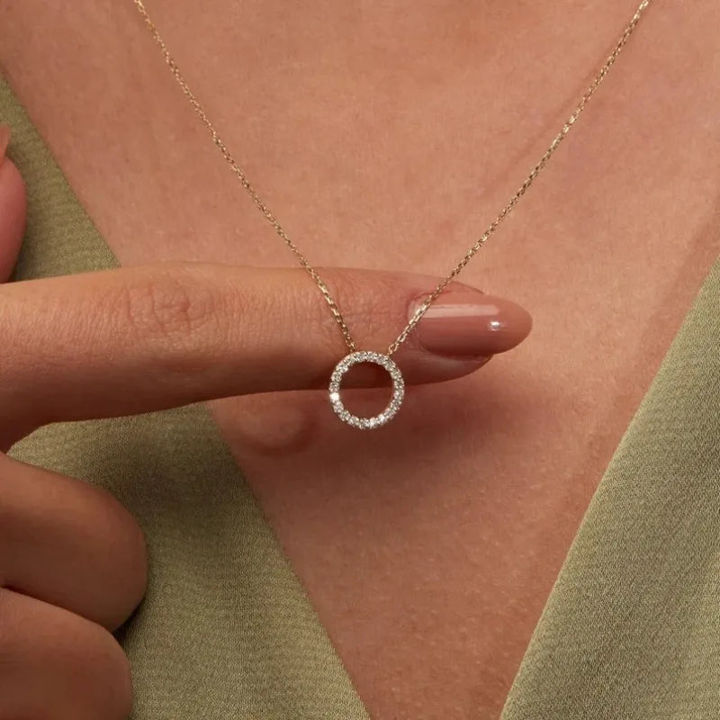 Golden Halo Necklace or Aurora Crystal Necklace
