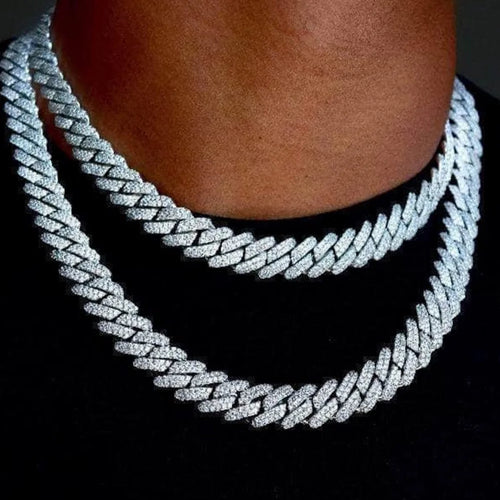 14mm Iced Cuban Link Chain