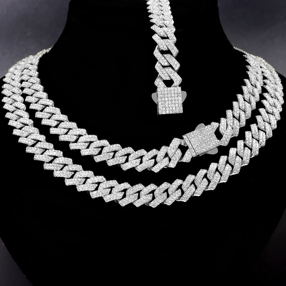 14mm Iced Cuban Chain