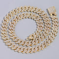 14mm Iced Cuban Link Chain
