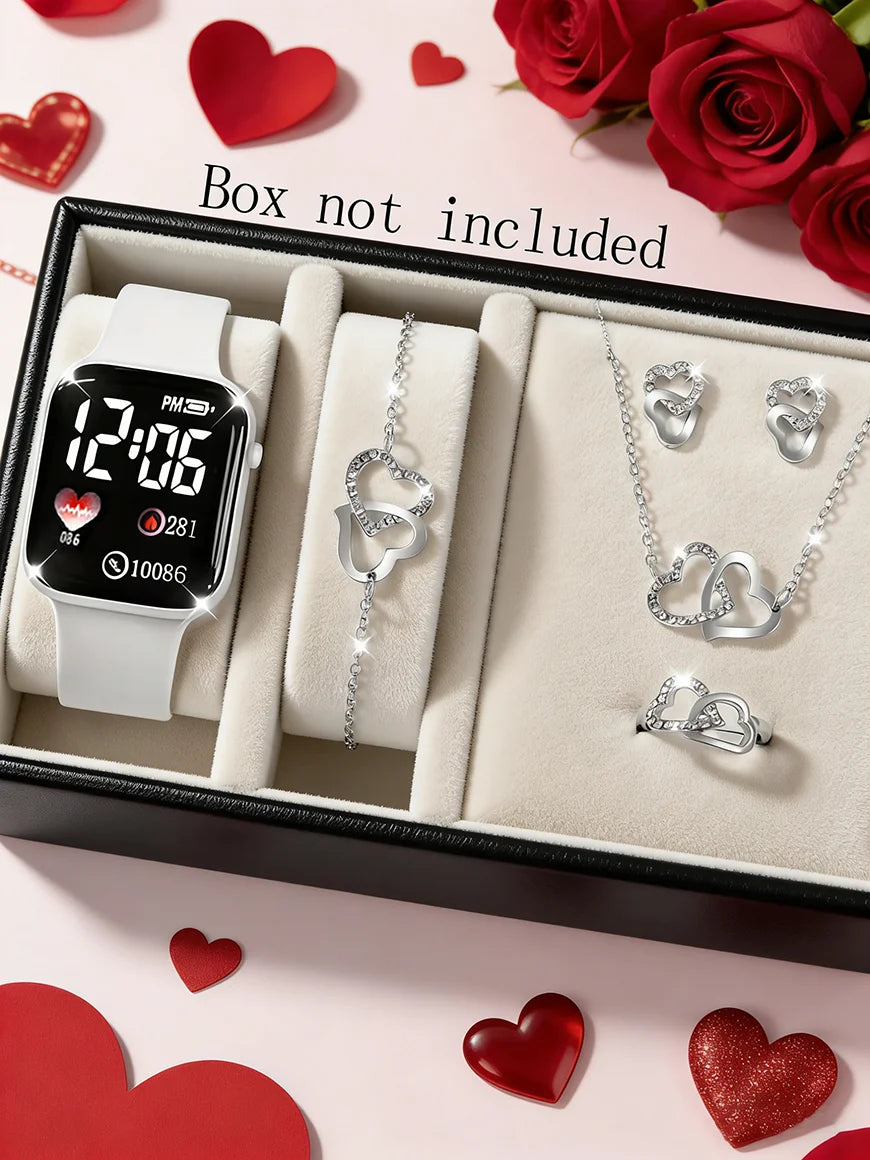 Heart Watch Gift Set